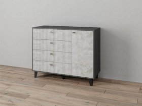 Комод «Катрин-13» (графит/мальта) в Новотырышкино - novotyryshkino.mebel-nsk.ru | фото