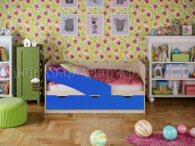 Кровать детская Бабочки 2,0 м в Новотырышкино - novotyryshkino.mebel-nsk.ru | фото