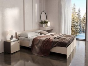 Кровать двухспальная 1,6м Гиза в Новотырышкино - novotyryshkino.mebel-nsk.ru | фото