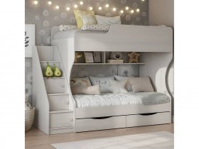 Кровать двухъярусная Каприз-22 КПР.22 в Новотырышкино - novotyryshkino.mebel-nsk.ru | фото
