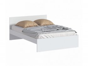 Кровать двуспальная 1,4м Бруклин СБ-3353 (белый) в Новотырышкино - novotyryshkino.mebel-nsk.ru | фото