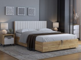 Кровать двуспальная 1,6м Юлия в Новотырышкино - novotyryshkino.mebel-nsk.ru | фото