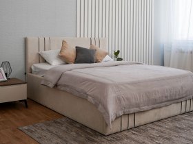 Кровать двуспальная 1,8м с подъем. мех. Леванте в Новотырышкино - novotyryshkino.mebel-nsk.ru | фото