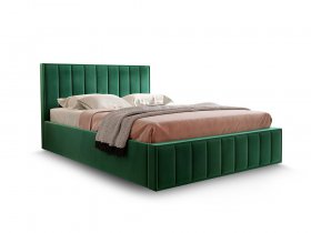 Кровать мягкая 1,6 Вена стандарт, вар.1 в Новотырышкино - novotyryshkino.mebel-nsk.ru | фото