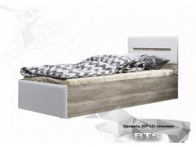 Кровать односпальная Наоми КР-12 в Новотырышкино - novotyryshkino.mebel-nsk.ru | фото