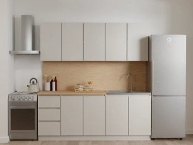 Кухонный гарнитур Мори 2,0 м (сатин) в Новотырышкино - novotyryshkino.mebel-nsk.ru | фото