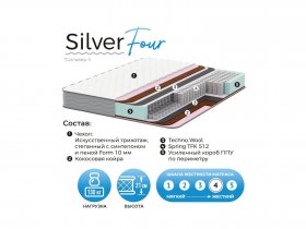 Матрас Silver Four в Новотырышкино - novotyryshkino.mebel-nsk.ru | фото