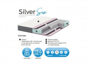 Матрас Silver Six в Новотырышкино - novotyryshkino.mebel-nsk.ru | фото