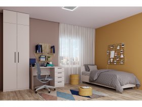 Модульная детская «Верона» (сатин) в Новотырышкино - novotyryshkino.mebel-nsk.ru | фото