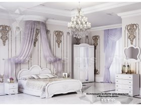 Модульная спальня «Филадельфия» в Новотырышкино - novotyryshkino.mebel-nsk.ru | фото