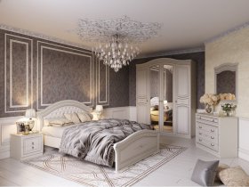 Модульная спальня Николь (Мебельград) в Новотырышкино - novotyryshkino.mebel-nsk.ru | фото