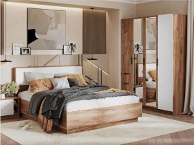 Модульная спальня Орегон в Новотырышкино - novotyryshkino.mebel-nsk.ru | фото