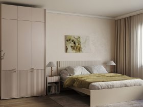 Модульная спальня Орма (МДФ) в Новотырышкино - novotyryshkino.mebel-nsk.ru | фото