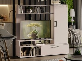 Стенка «Сиена» (кашемир) в Новотырышкино - novotyryshkino.mebel-nsk.ru | фото