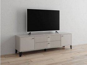 Тумба под ТВ Парус-10 (кашемир/сантьяго софт) в Новотырышкино - novotyryshkino.mebel-nsk.ru | фото